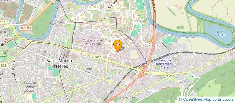 localisation de l'entreprise MONSIEUR LAURANN THOMAS  SAINT-MARTIN-D'HERES