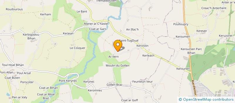 localisation de l'entreprise MONSIEUR LAURDDI MAMITIANA à PLOUZEVEDE