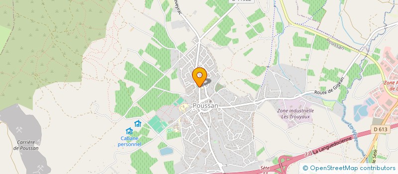 localisation de l'entreprise MONSIEUR LAURE CARRUEZCO  POUSSAN