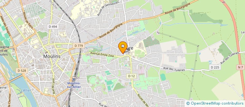 localisation de l'entreprise MONSIEUR LAUREAN CORDOSI  YZEURE