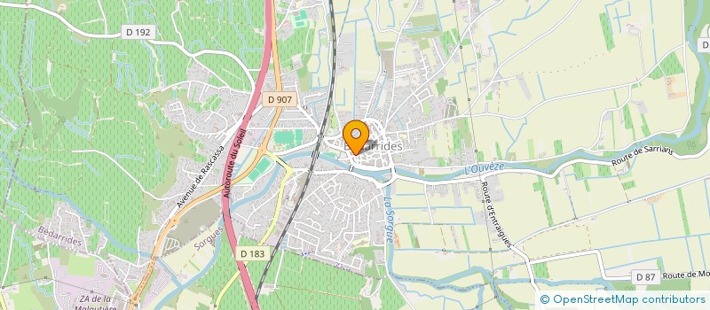 localisation de l'entreprise MONSIEUR LAUREANO MARTINS FERRERA  BEDARRIDES