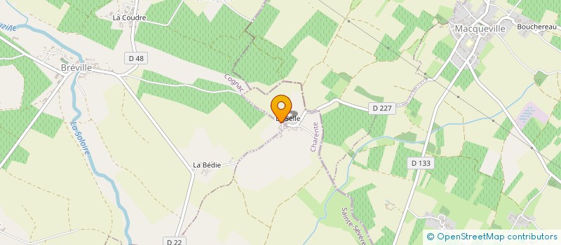 localisation de l'entreprise MONSIEUR LAURELIEN THOMAS à SAINTE-SEVERE