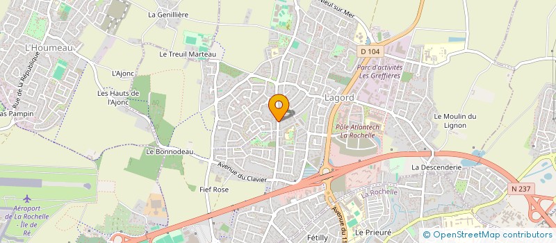 localisation de l'entreprise MONSIEUR LAURENCE CORRODI  LAGORD