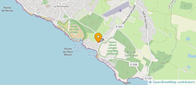 localisation de l'entreprise MONSIEUR LAURENCE DRAPEAU à LES SABLES D'OLONNE