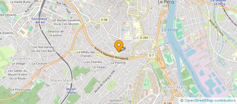 localisation de l'entreprise MONSIEUR LAURENCE FENWICK  SAINT-GERMAIN-EN-LAYE