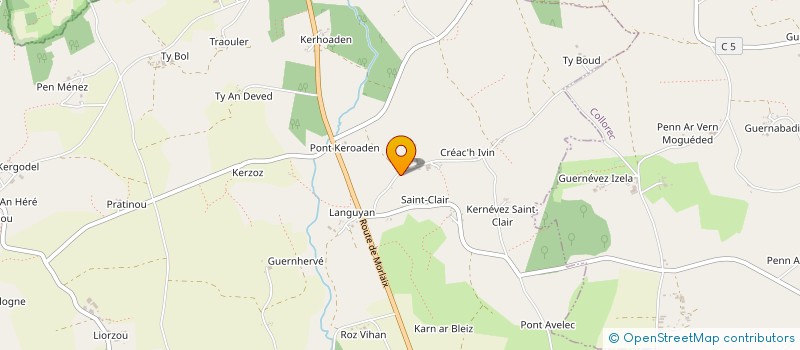 localisation de l'entreprise MONSIEUR LAURENCE OLIVER  PLONEVEZ-DU-FAOU