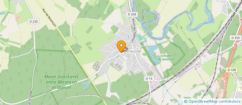 localisation de l'entreprise MONSIEUR LAURENCE PREVALET VALNET  GENEUILLE