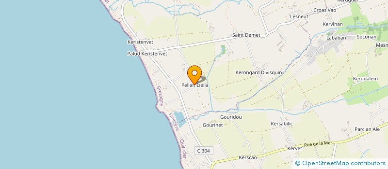 localisation de l'entreprise MONSIEUR LAURENCE TREMBLAY-VU  PLOZEVET