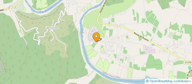 localisation de l'entreprise MONSIEUR LAURENS HUISMAN  VALLON-PONT-D'ARC