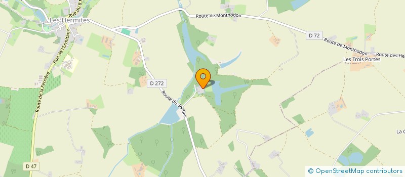 localisation de l'entreprise MONSIEUR LAURENS PEARSON  LES HERMITES