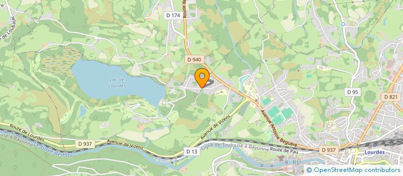 localisation de l'entreprise MONSIEUR LAURENT ABADIE  LOURDES