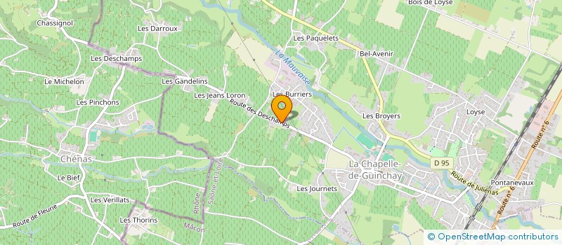 localisation de l'entreprise MONSIEUR LAURENT ABOULY  LA CHAPELLE-DE-GUINCHAY