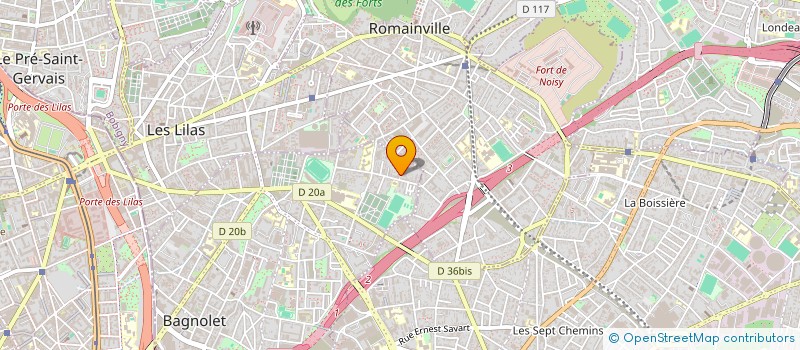 localisation de l'entreprise MONSIEUR LAURENT ABRAHAM à BAGNOLET