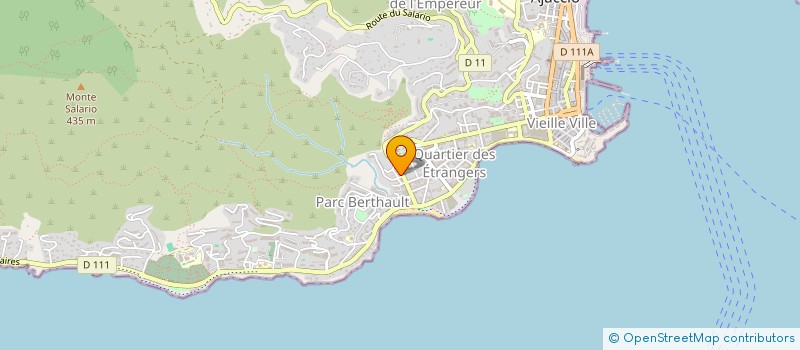 localisation de l'entreprise MONSIEUR LAURENT ACQUAVIVA  AJACCIO