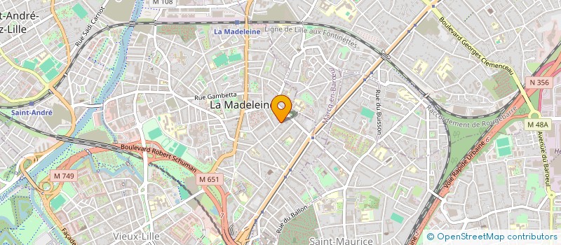 localisation de l'entreprise MONSIEUR LAURENT ADAM à LA MADELEINE