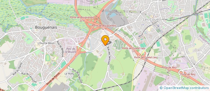 localisation de l'entreprise MONSIEUR LAURENT ADOLPHE  BOUGUENAIS