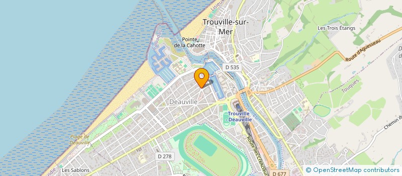 localisation de l'entreprise MONSIEUR LAURENT AELION à DEAUVILLE