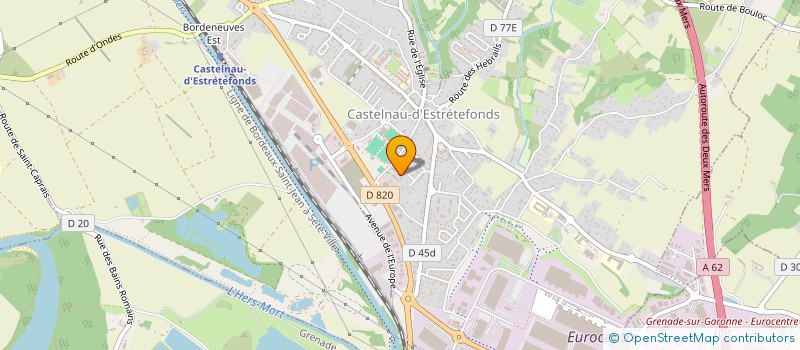 localisation de l'entreprise MONSIEUR LAURENT AGARAT  CASTELNAU-D'ESTRETEFONDS