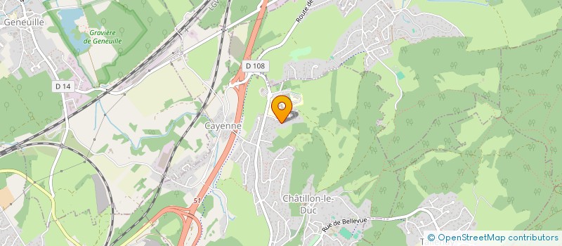 localisation de l'entreprise MONSIEUR LAURENT AGAZZI  CHATILLON LE DUC