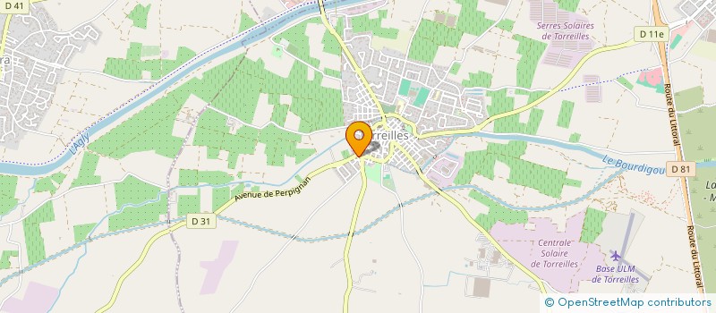 localisation de l'entreprise MONSIEUR LAURENT AGINOR  TORREILLES