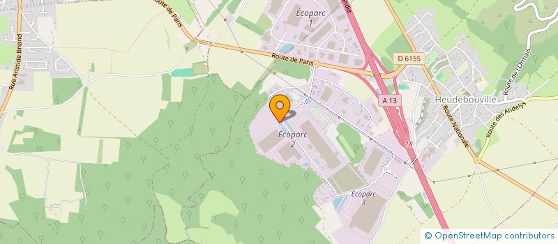 localisation de l'entreprise MONSIEUR LAURENT AGNEZ  HEUDEBOUVILLE