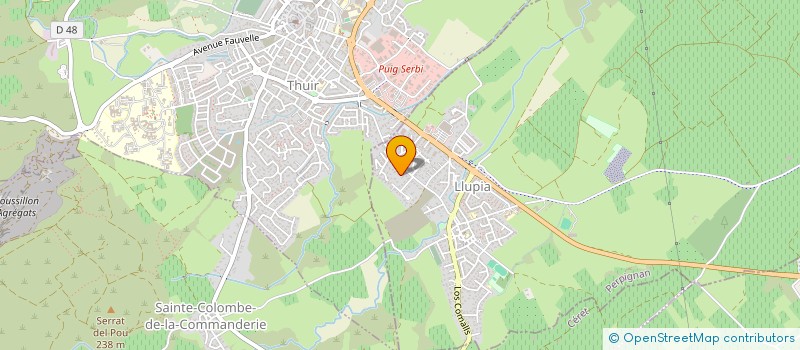 localisation de l'entreprise MONSIEUR LAURENT AIELLO  LLUPIA