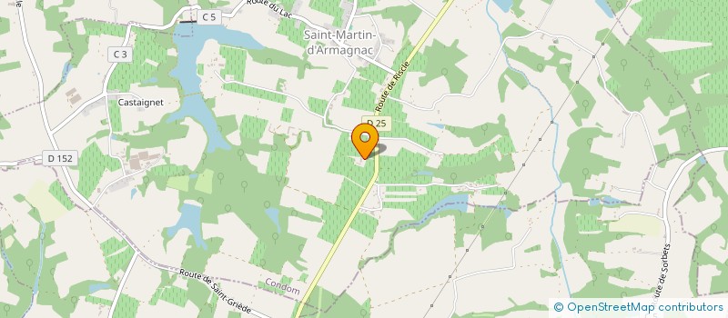 localisation de l'entreprise MONSIEUR LAURENT AIME LACOSTE  SAINT MARTIN D'ARMAGNAC