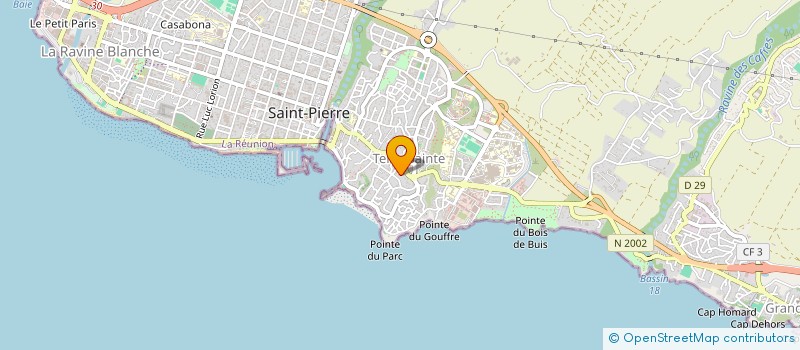 localisation de l'entreprise MONSIEUR LAURENT AJAGAMELLE à SAINT-PIERRE
