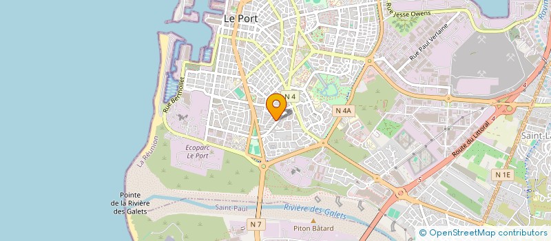 localisation de l'entreprise MONSIEUR LAURENT AJAGUIN  LE PORT