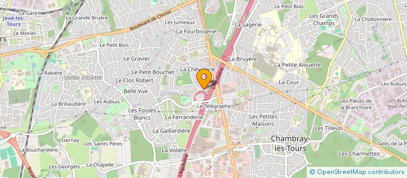 localisation de l'entreprise MONSIEUR LAURENT ALAPHILIPPE à CHAMBRAY-LES-TOURS