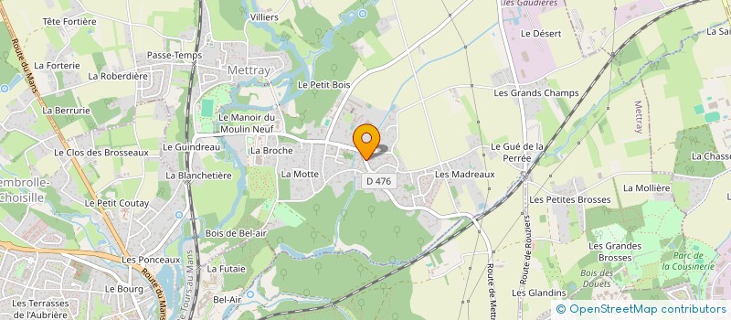localisation de l'entreprise MONSIEUR LAURENT ALAS  METTRAY
