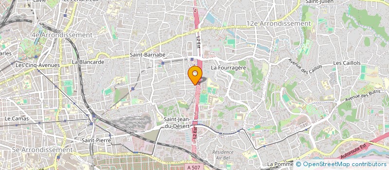 localisation de l'entreprise MONSIEUR LAURENT ALEXANDRE à MARSEILLE