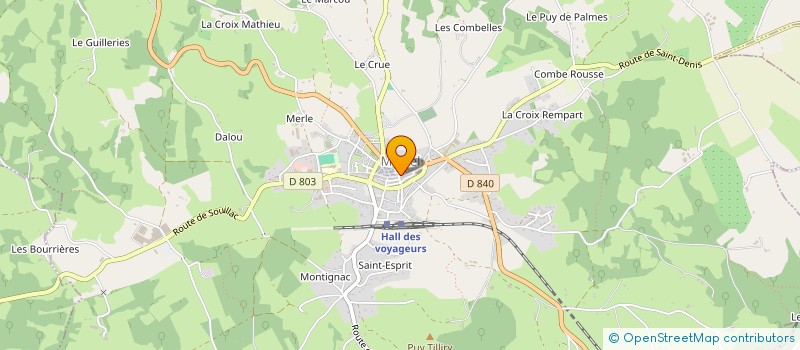 localisation de l'entreprise MONSIEUR LAURENT ALEXNDRE  MARTEL