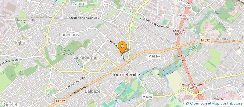 localisation de l'entreprise MONSIEUR LAURENT ALGUACIL  TOURNEFEUILLE