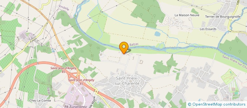 localisation de l'entreprise MONSIEUR LAURENT ALLAFORT à SAINT-YRIEIX-SUR-CHARENTE