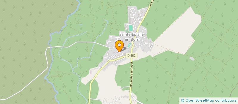 localisation de l'entreprise MONSIEUR LAURENT ALLARD  SAINTE-EULALIE-EN-BORN