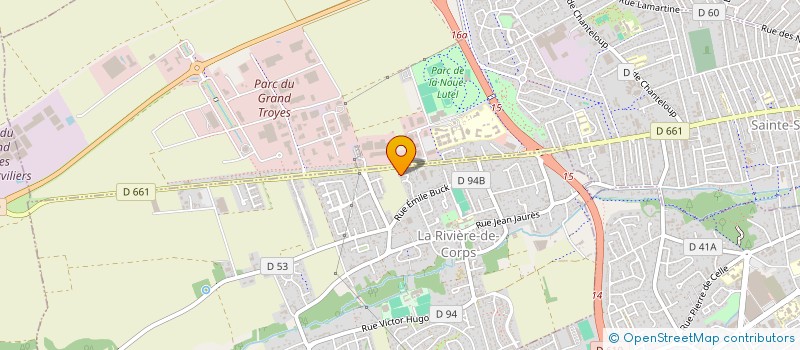 localisation de l'entreprise MONSIEUR LAURENT ALLART  LA RIVIERE-DE-CORPS