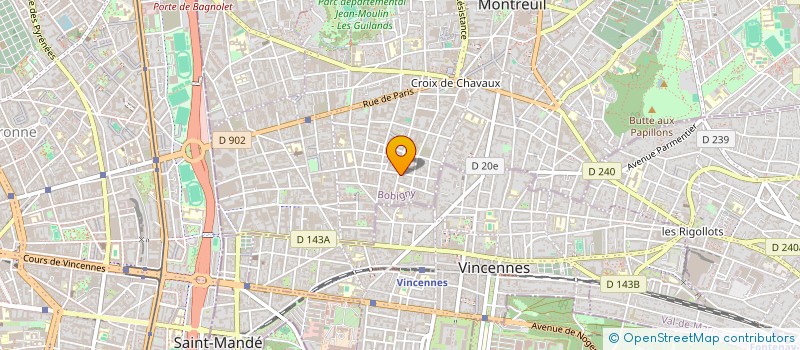 localisation de l'entreprise MONSIEUR LAURENT ALLOUCHE à MONTREUIL