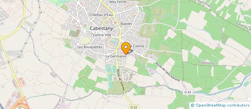 localisation de l'entreprise MONSIEUR LAURENT ALMEIDA à CABESTANY