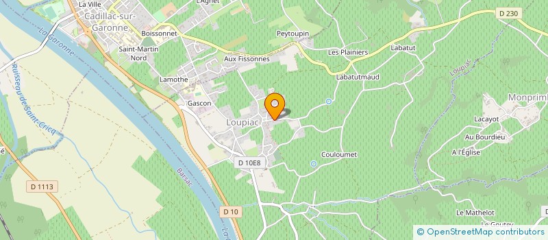 localisation de l'entreprise MONSIEUR LAURENT ALOS  LOUPIAC