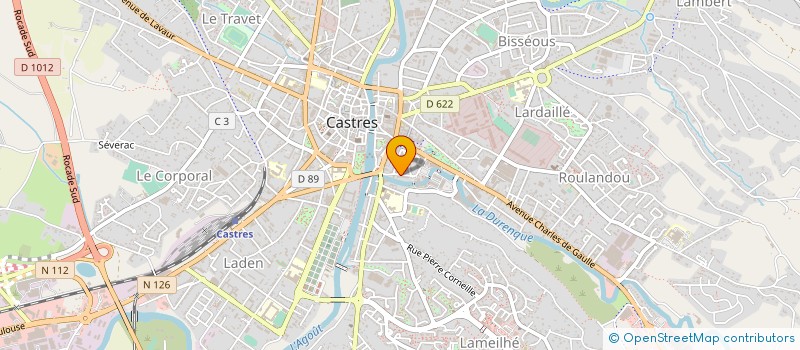 localisation de l'entreprise MONSIEUR LAURENT ALQUIER  CASTRES