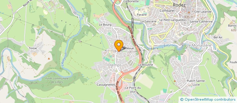 localisation de l'entreprise MONSIEUR LAURENT ALVERGNE  OLEMPS