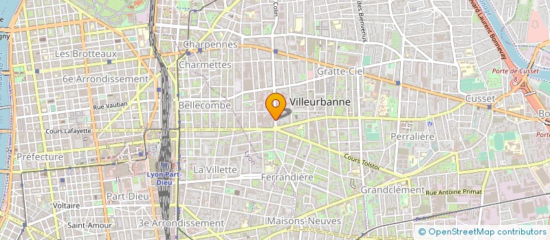 localisation de l'entreprise MONSIEUR LAURENT ALZERAH à VILLEURBANNE