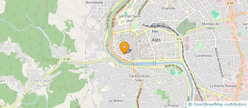 localisation de l'entreprise MONSIEUR LAURENT AMADORI  ALES