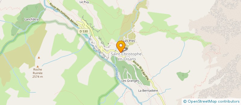 localisation de l'entreprise MONSIEUR LAURENT AMDOUNI  LES DEUX ALPES