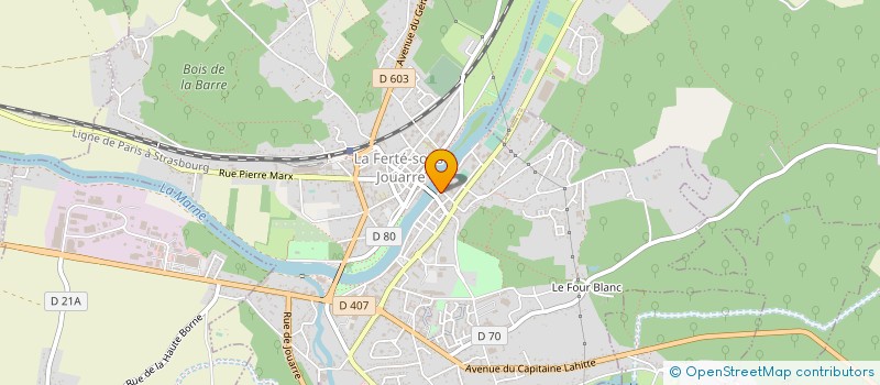 localisation de l'entreprise MONSIEUR LAURENT AMELOT  LA FERTE-SOUS-JOUARRE