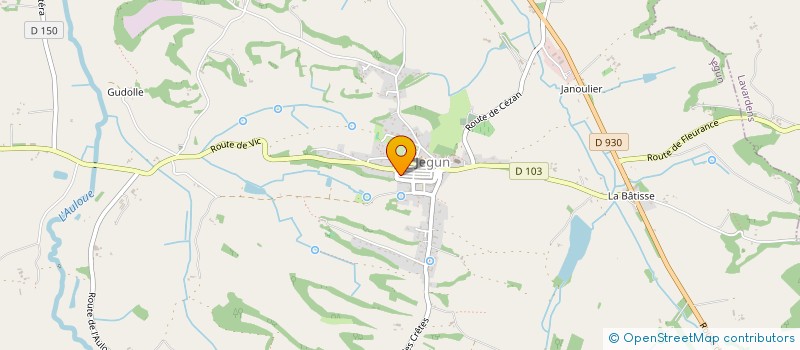 localisation de l'entreprise MONSIEUR LAURENT AMOUROUX  JEGUN