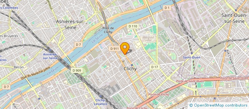 localisation de l'entreprise MONSIEUR LAURENT ANCELIN à CLICHY