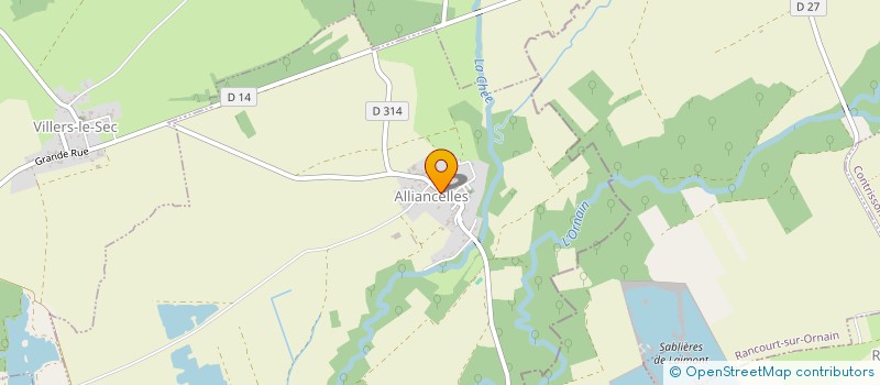 localisation de l'entreprise MONSIEUR LAURENT ANDRE  VILLERS-LE-SEC