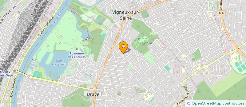 localisation de l'entreprise MONSIEUR LAURENT ANDRE GARDIVAUD à DRAVEIL